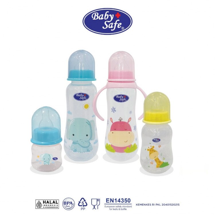 Botol Susu Bayi Baby Safe Streamline / Dot Bayi Baby Safe Nipple Bulat