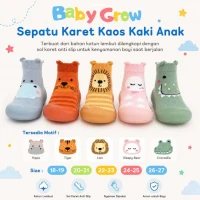 Sepatu Karet Kaos Kaki Anak / Sepatu Anak Prewalker / Sepatu Anak Anti Slip / Sepatu Kaos Kaki Anak