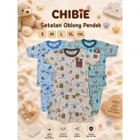 Setelan Baju Oblong Anak Pendek Kancing Pundak 1-7 tahunan SNI CB / Baju Santai Anak / Setelan Oblong Anak