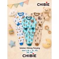 Setelan Baju Oblong Panjang Anak Kancing Pundak 1-7 tahunan SNI CB / Baju Santai Anak / Setelan Oblong Anak / Baju Tidur Anak / Piyama