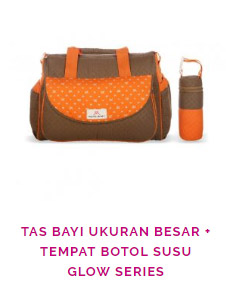 Tas Bayi Besar + Tempat Botol Glow Series